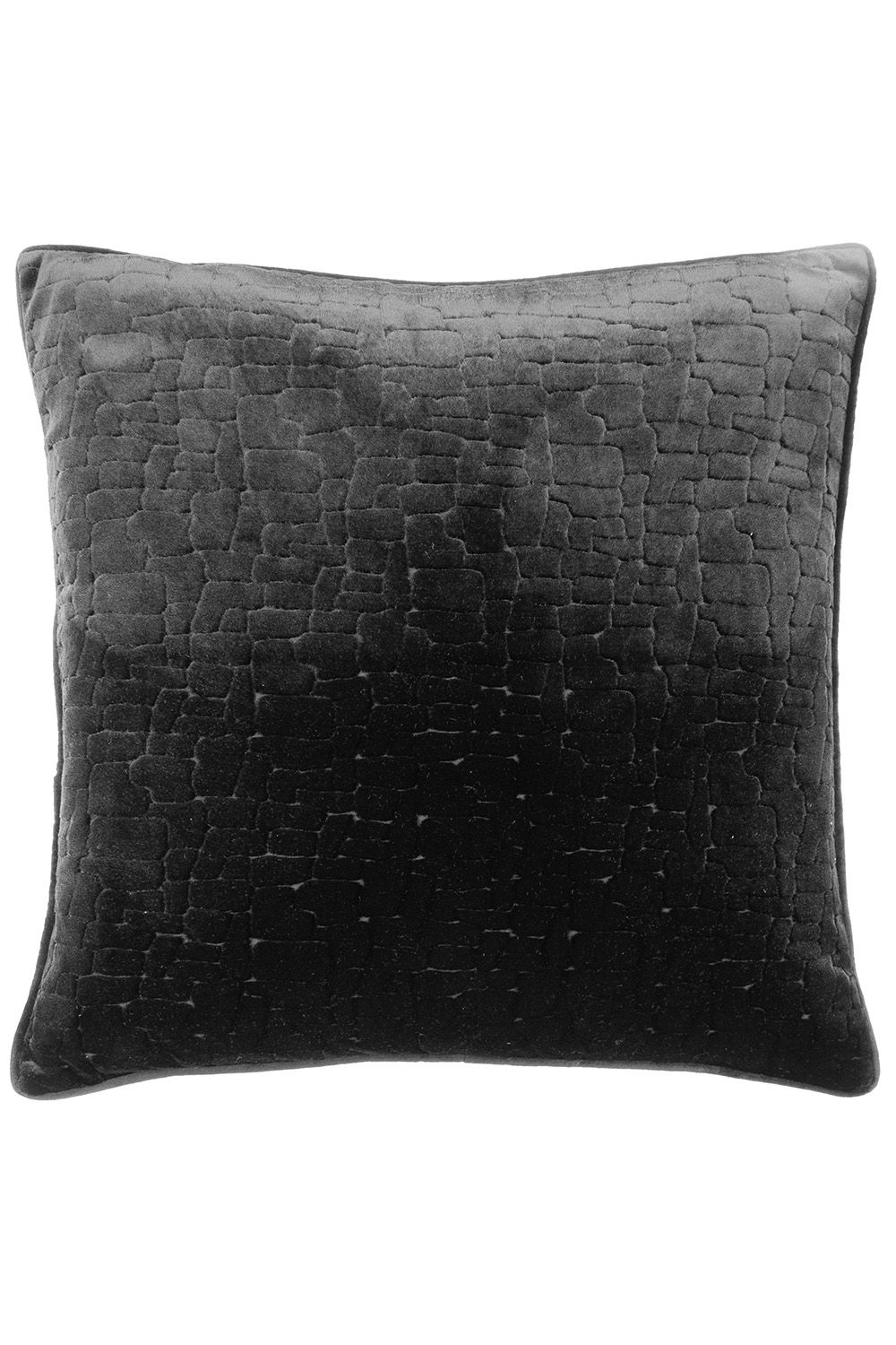 Bloomsbury Soft Cut Velvet Piped Cushion