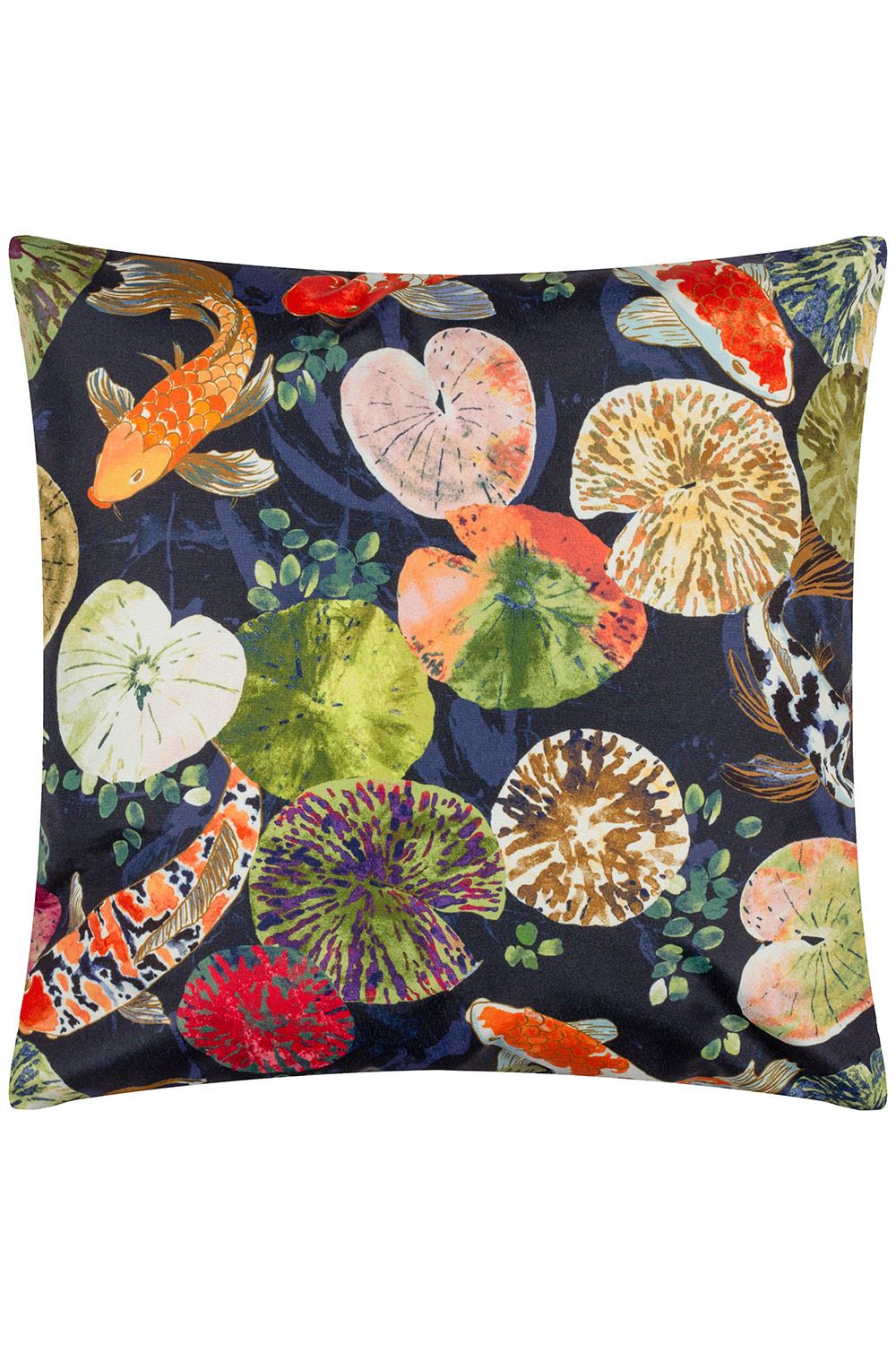 Koi Pond Water & UV Resistant Reversible Outdoor Cushion
