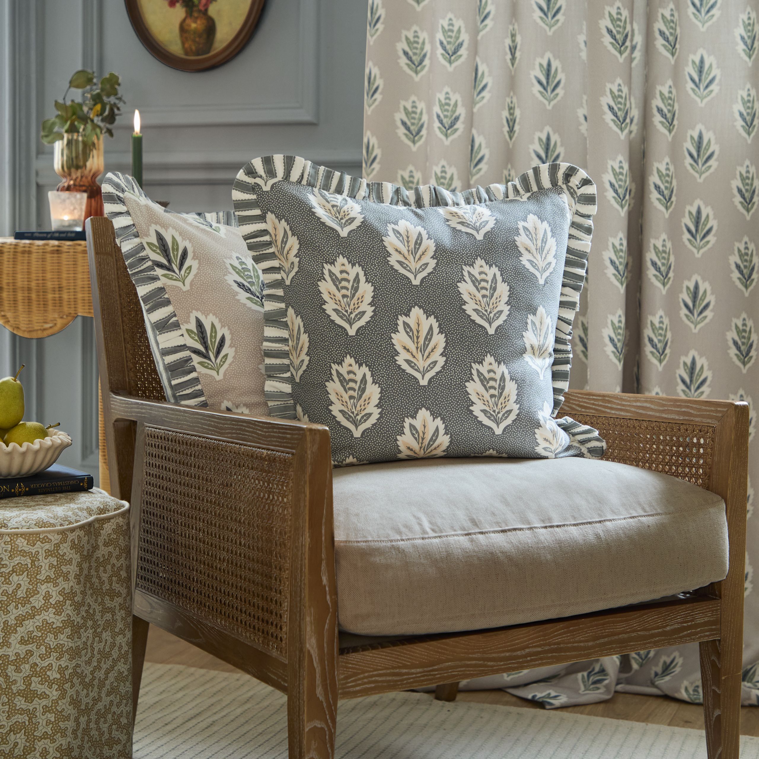 Sessile Leaf Ruffle Cushion