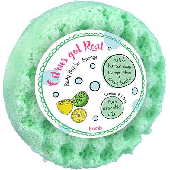 Body Buffer Soap Shower Sponge Citrus Got Real