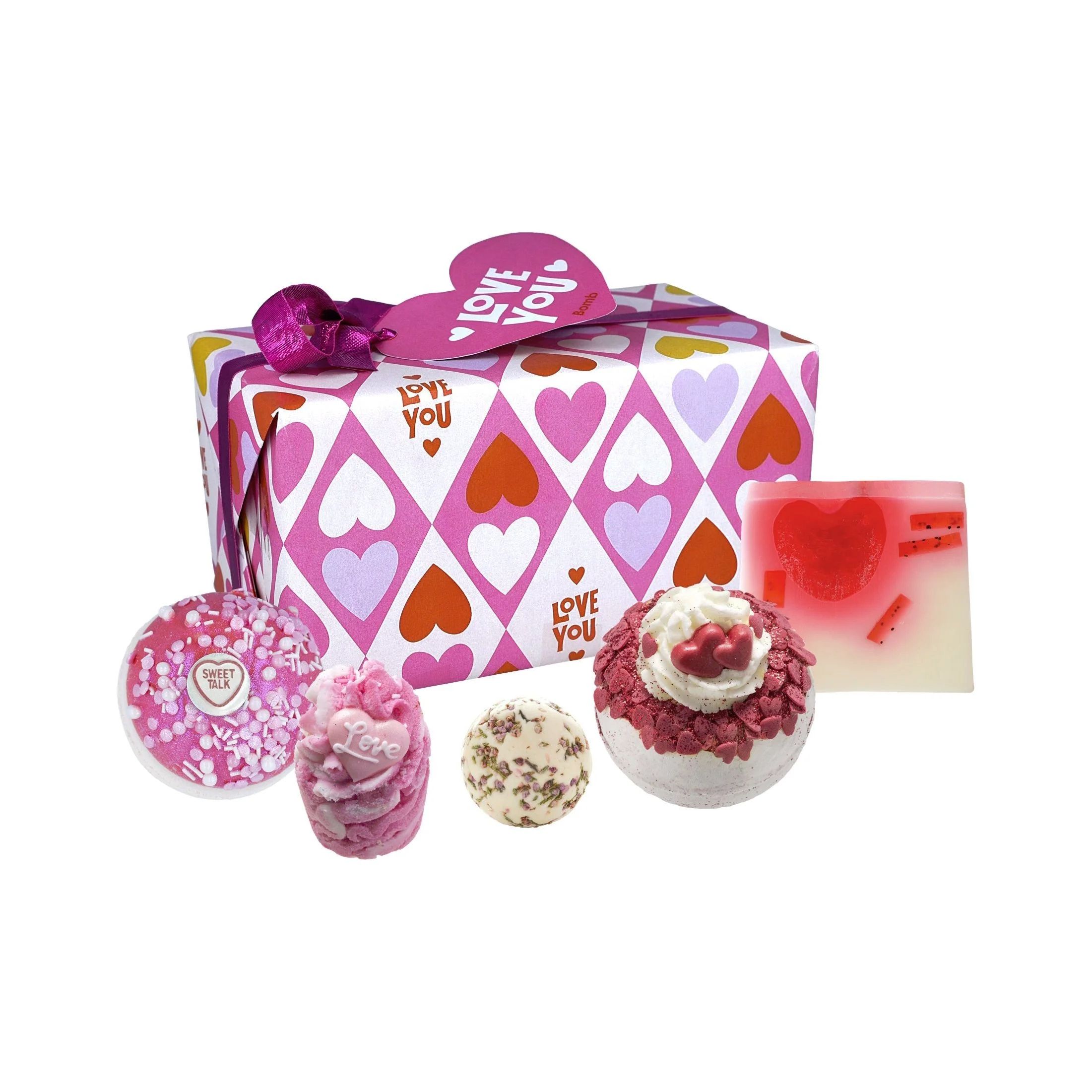 Love You Bath Bomb & Body Gift Set