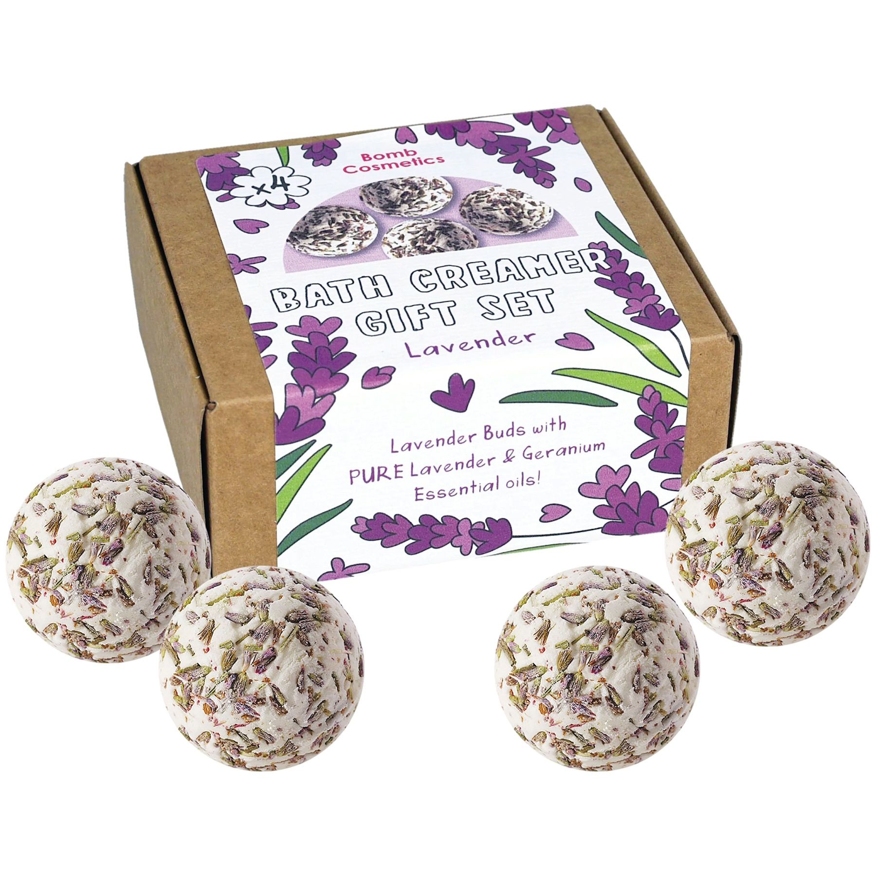 Lavender Natural Bath Creamer Gift Set