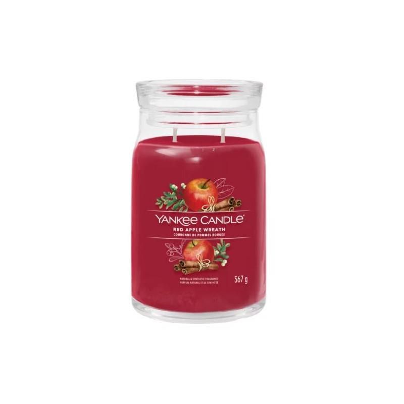 Yankee Candle Signature Red Apple Wreath Large Jar Red 567g