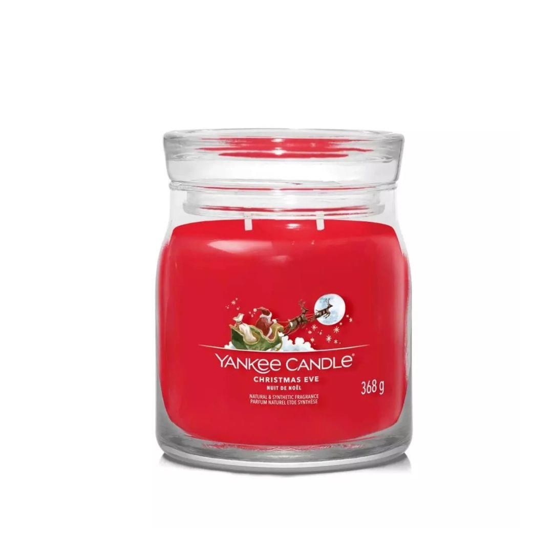 Yankee Candle Signature Christmas Eve Scent Medium Jar Red 368g