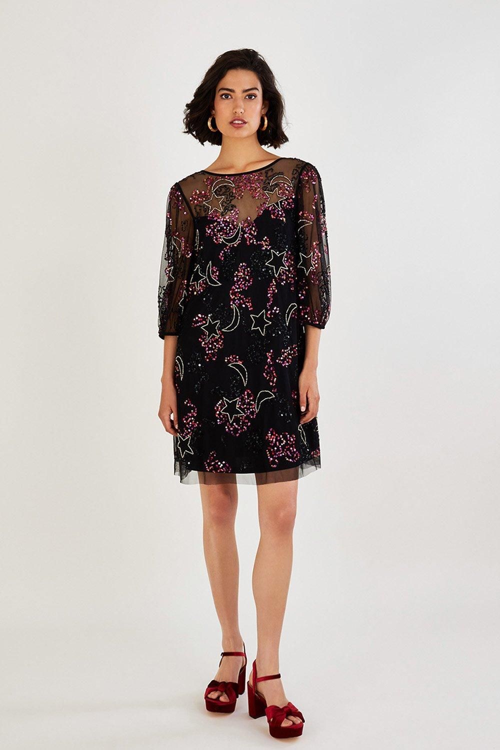 'Jenna' Star Sequin Tunic Dress