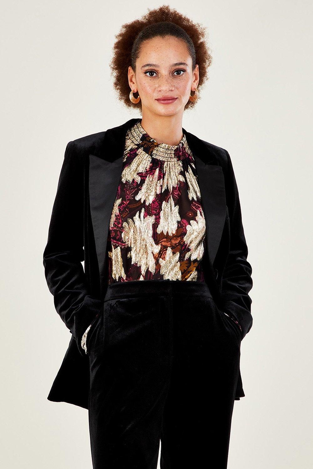 'Jeanne' Velvet Jacket