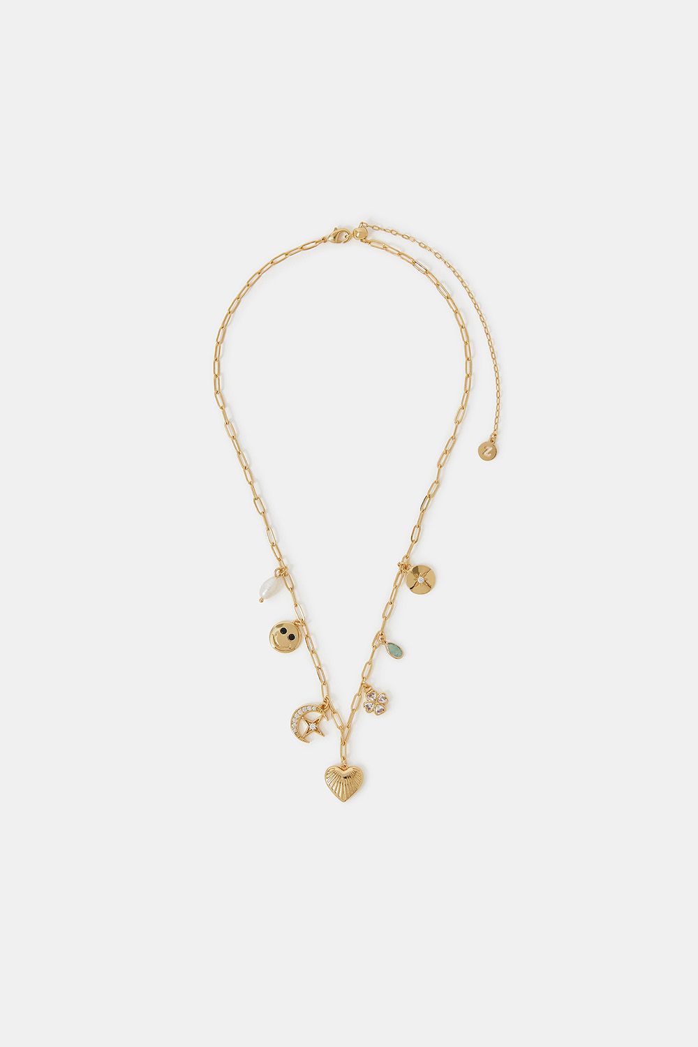 14ct Gold-Plated Charm Necklace
