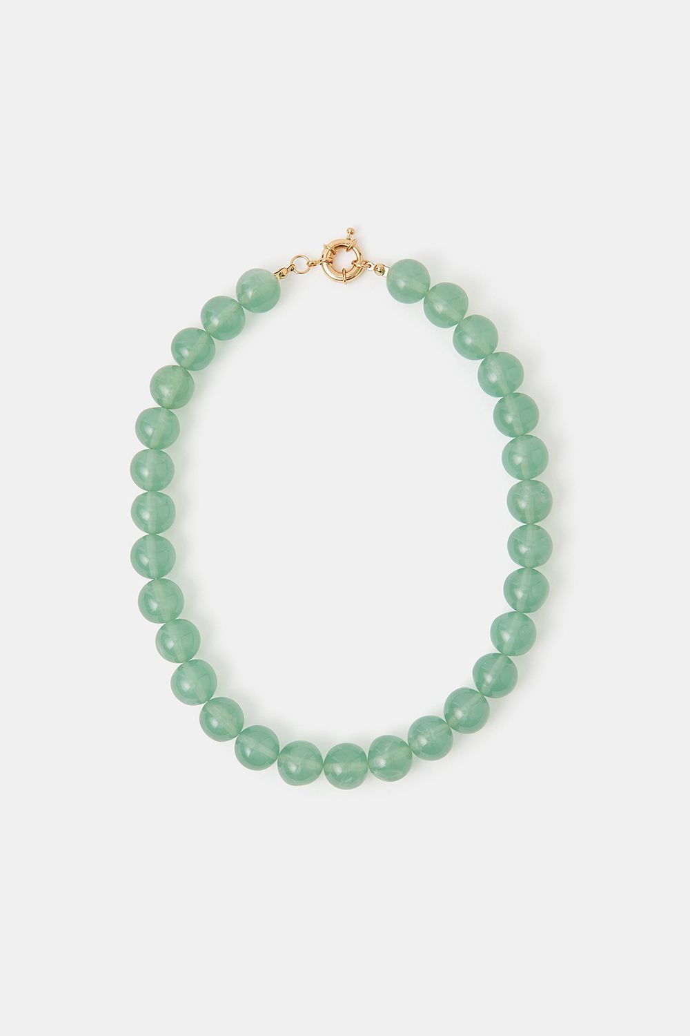 Resin Orb Bead Necklace