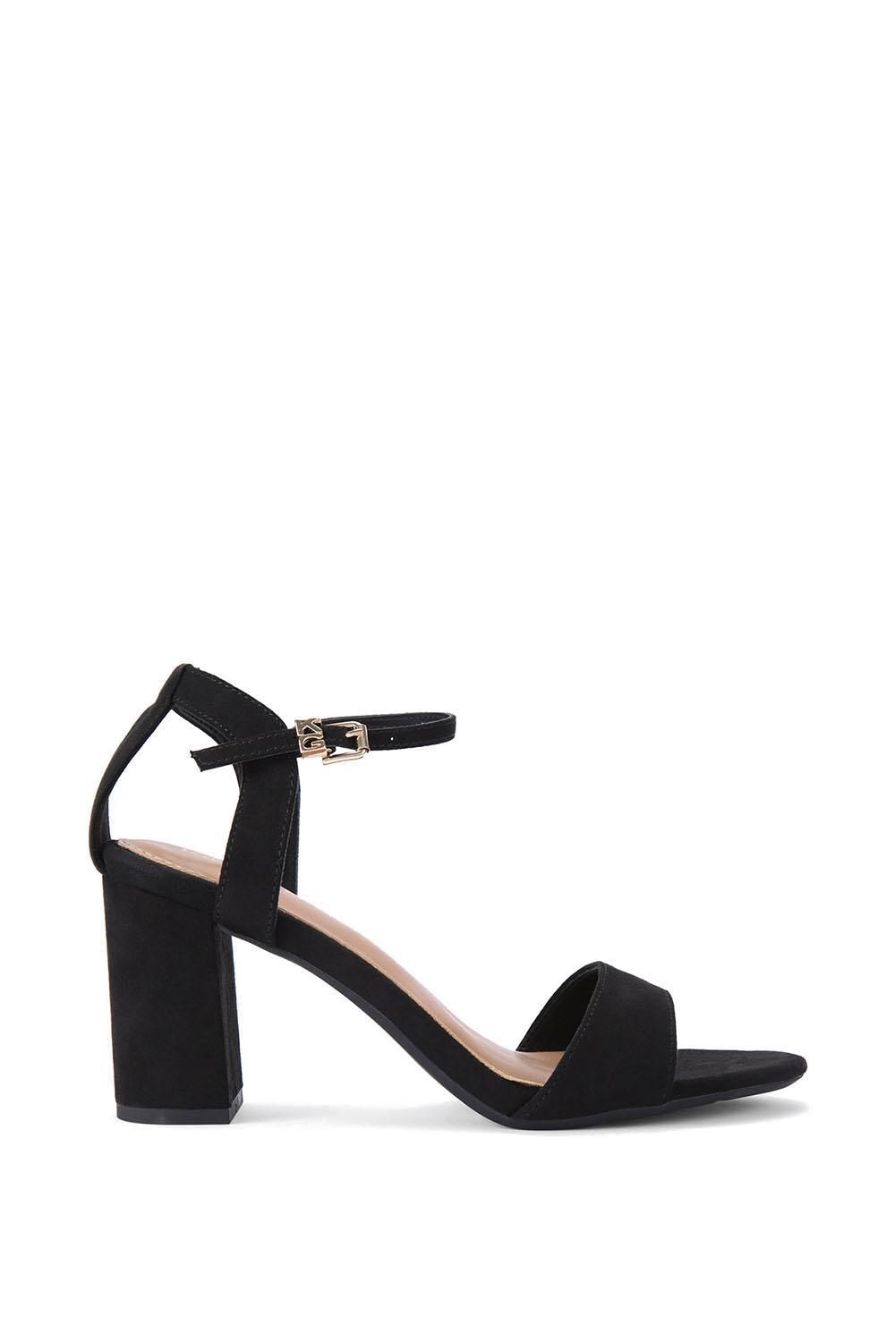 'Fleur2' Suedette Heels