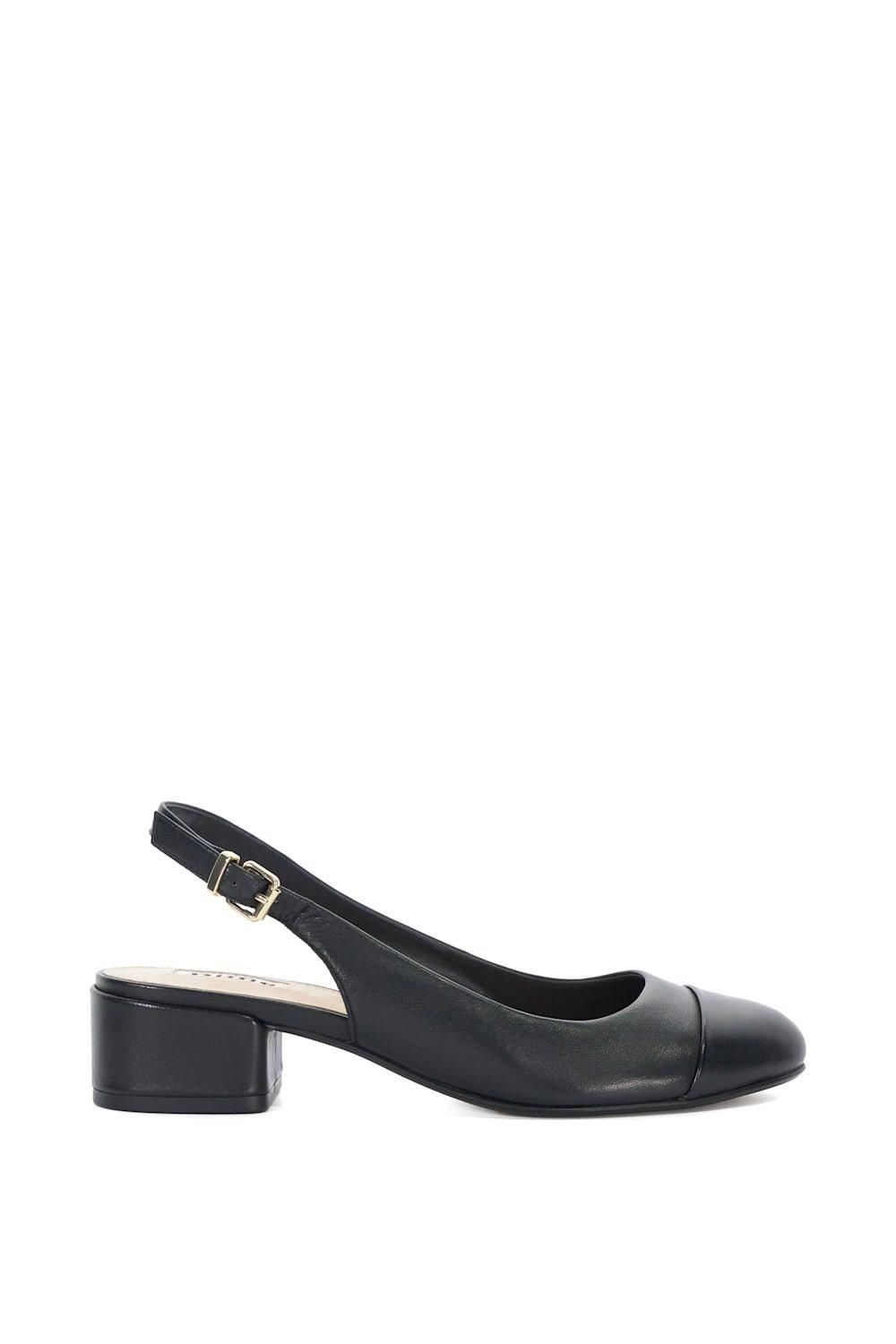 'Casing' Leather Strappy Heels