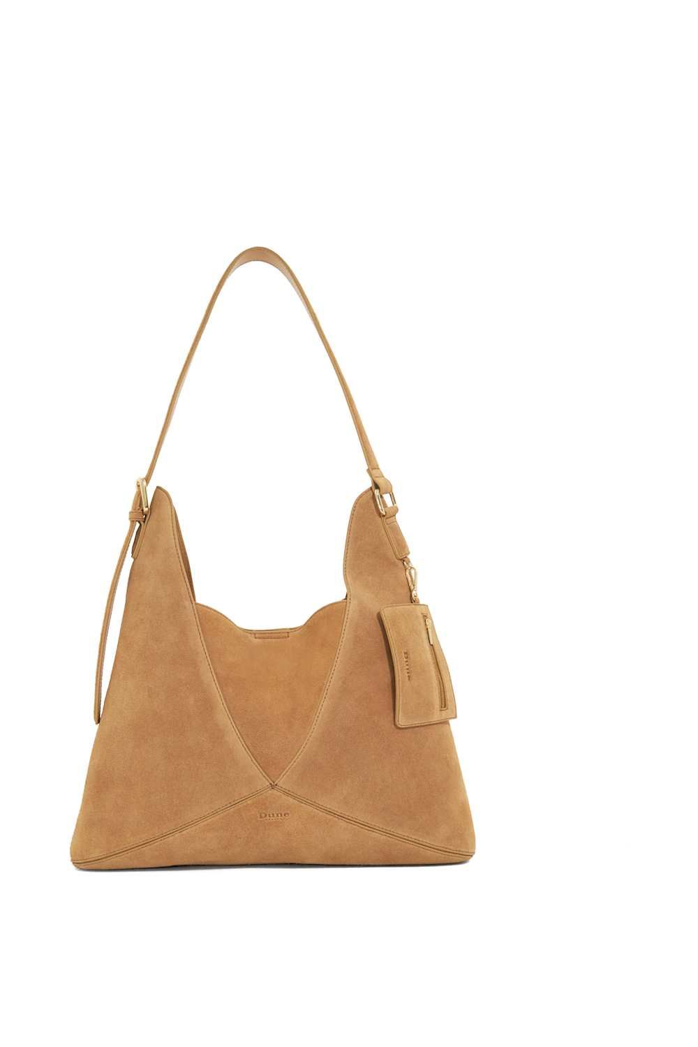 'Dearest' Suede Shoulder Bag