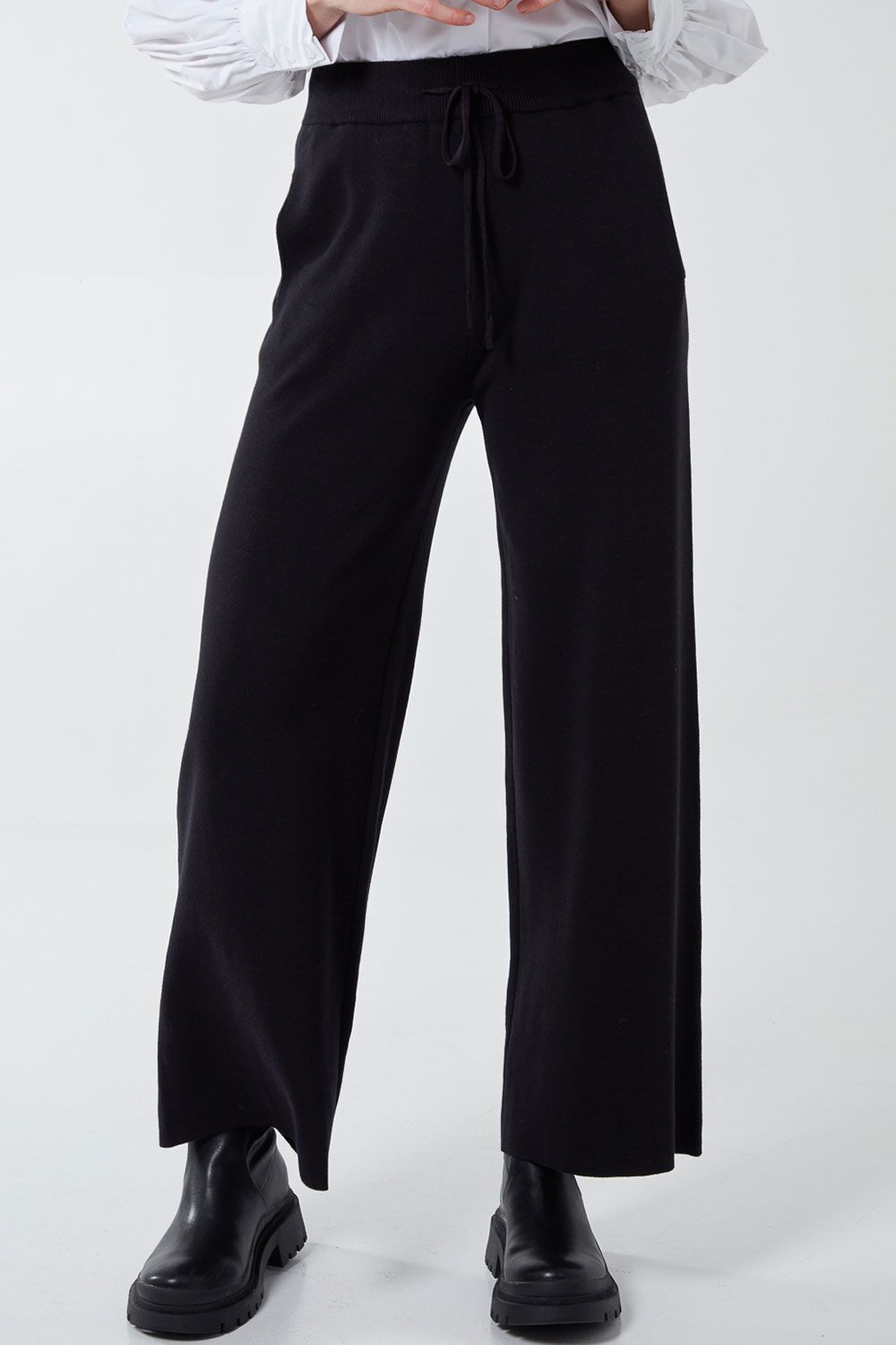 Knitted Drawstring Culottes