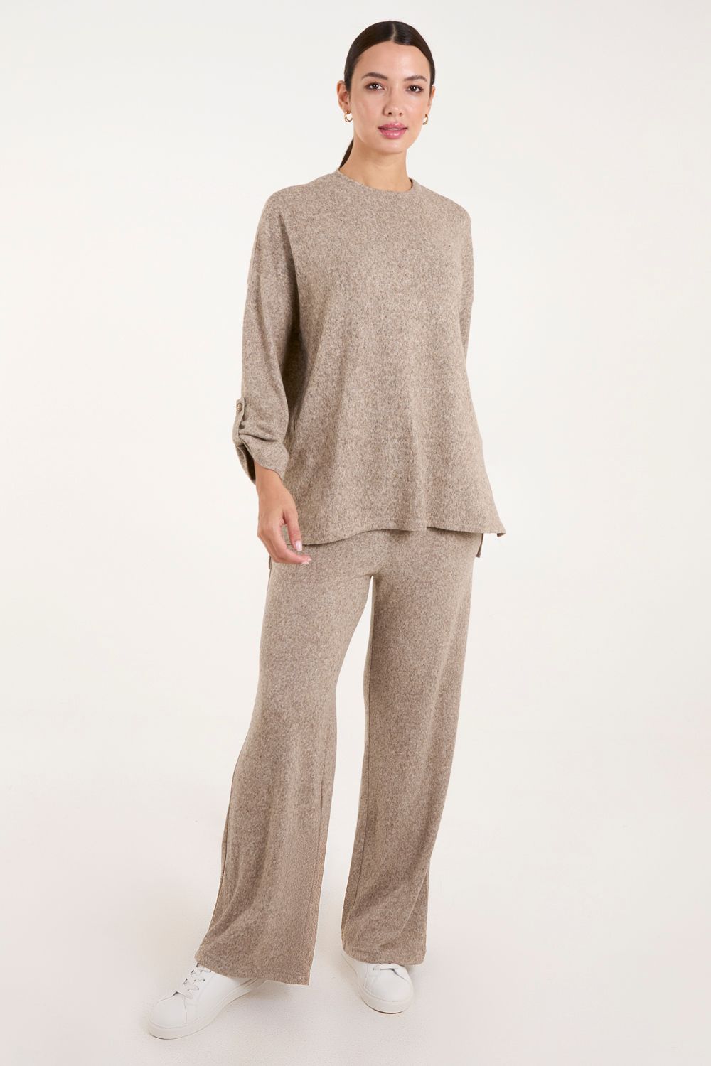 Oversized Wide Leg Loungewear Set