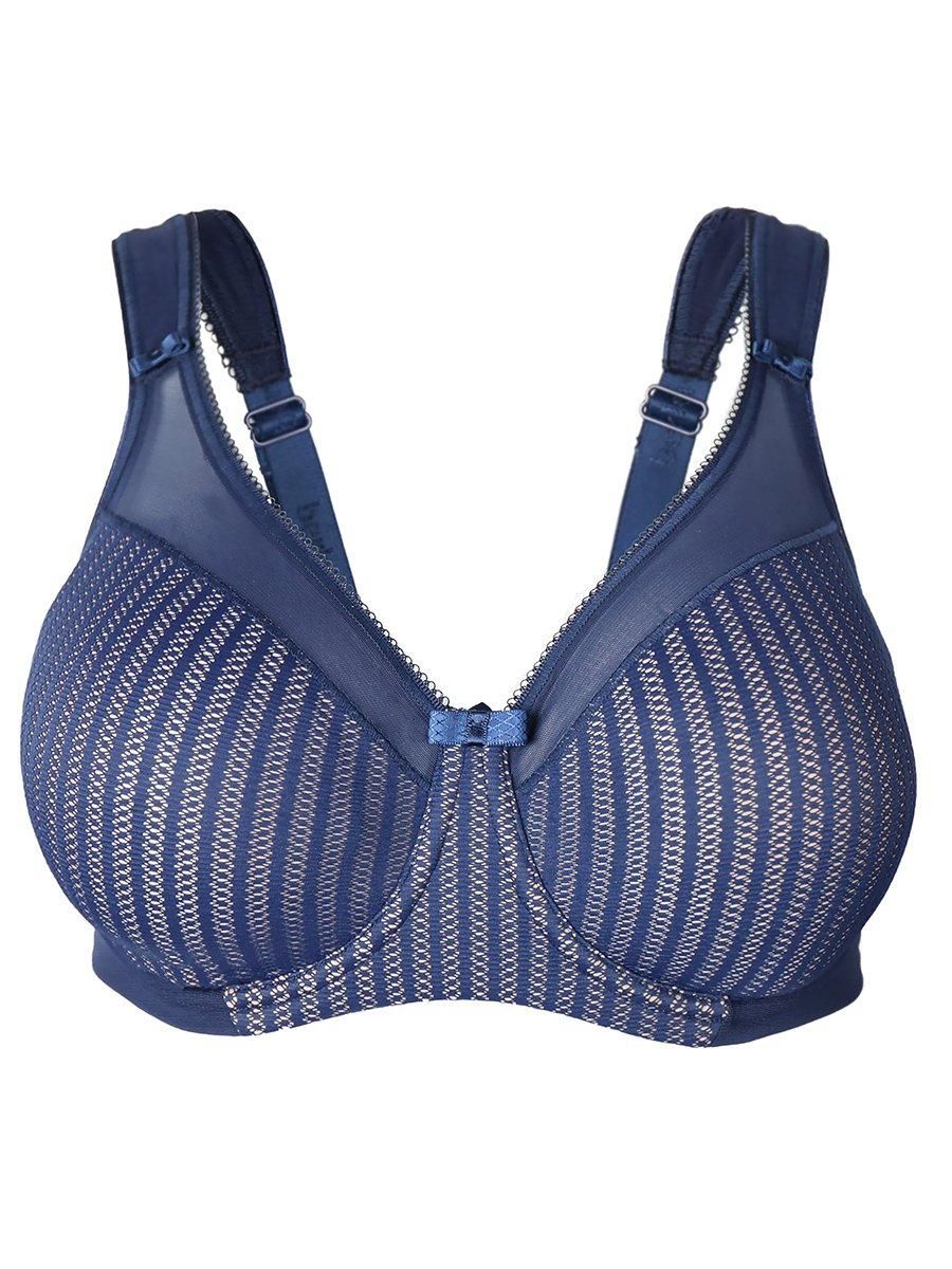 Beauty Stripe Smoothing Bra - Dark Blue