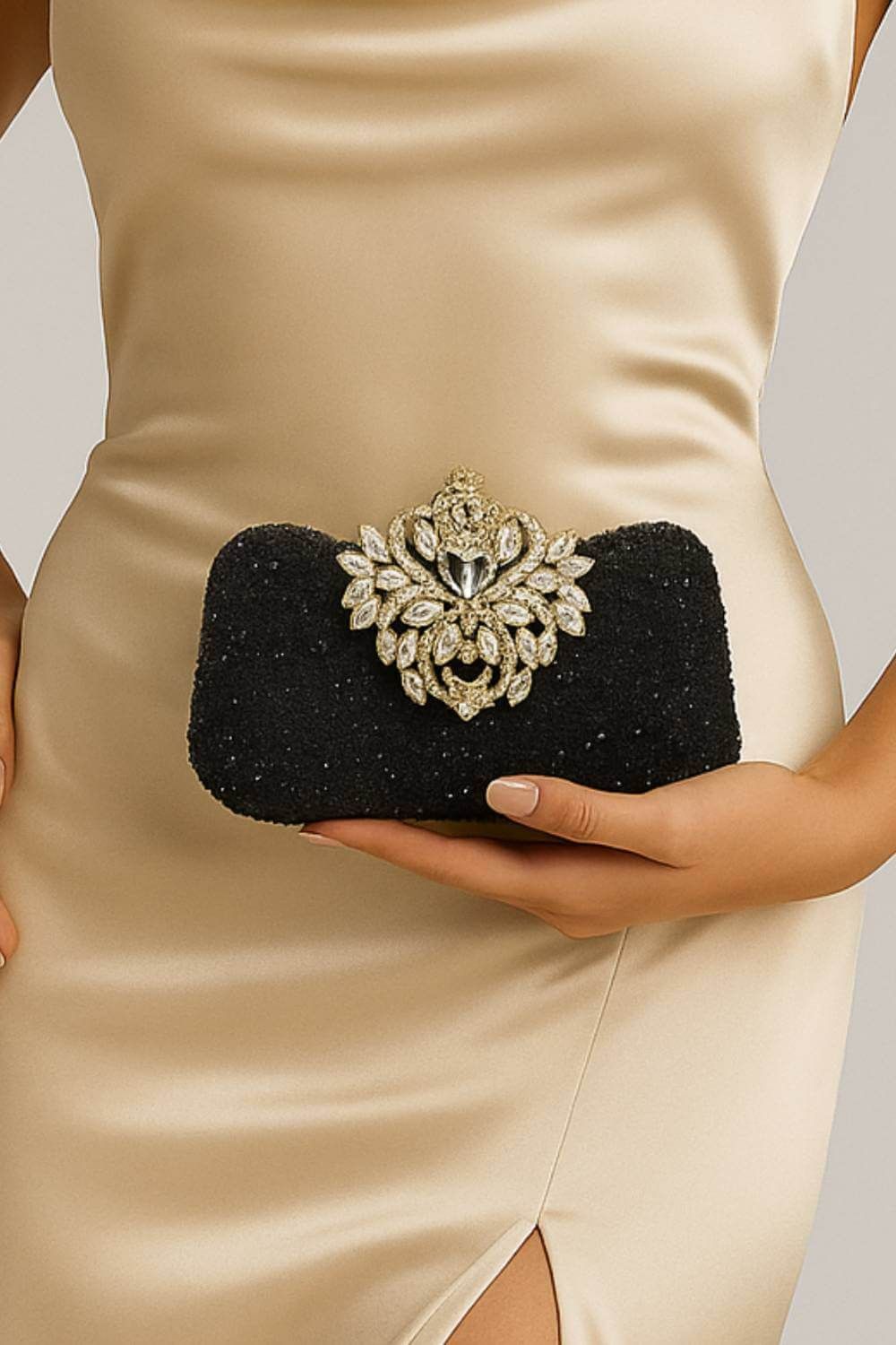Evening Diamante Prom Party Clutch Shoulder Bag