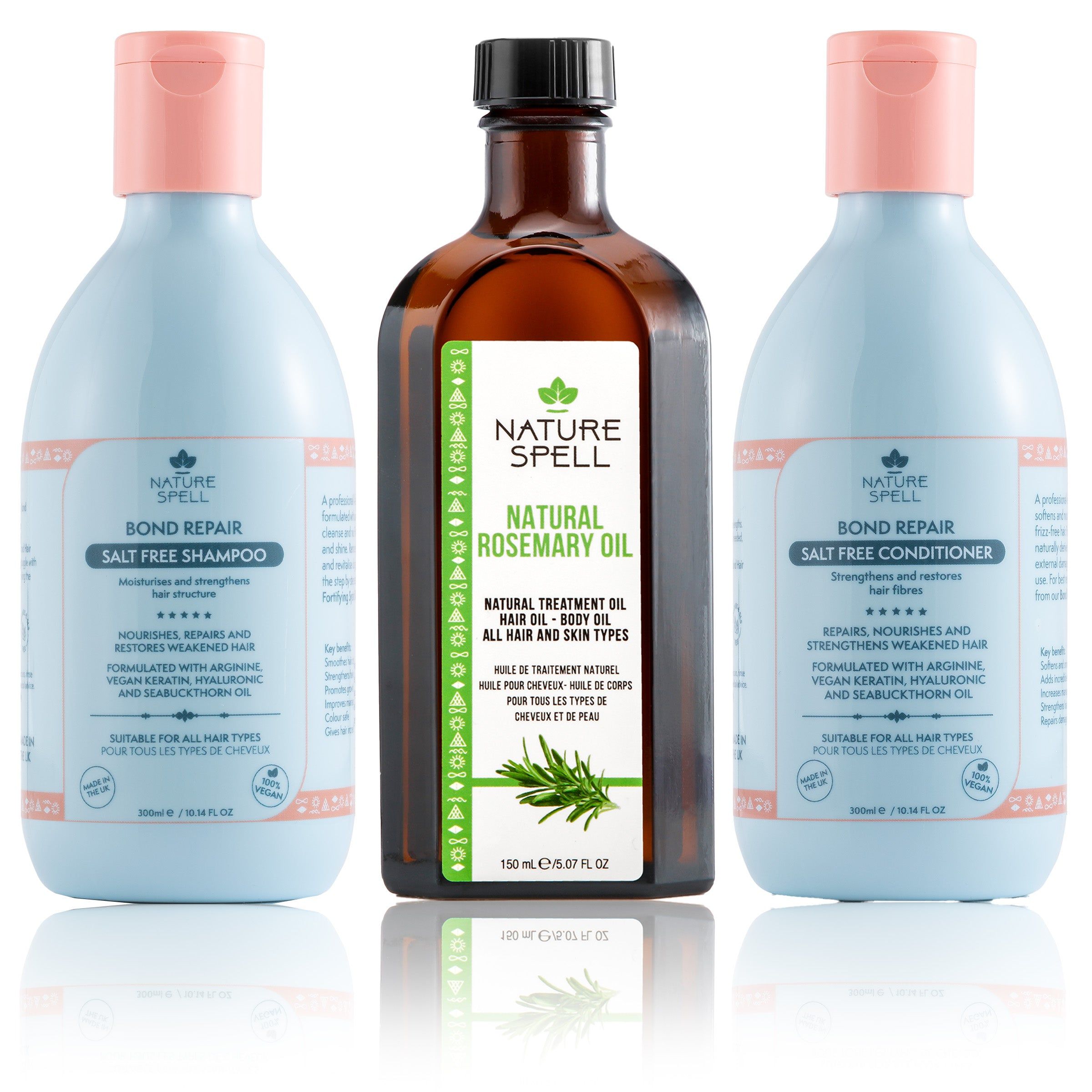 Nature Spell Bond Repair Hair Rescue Trio