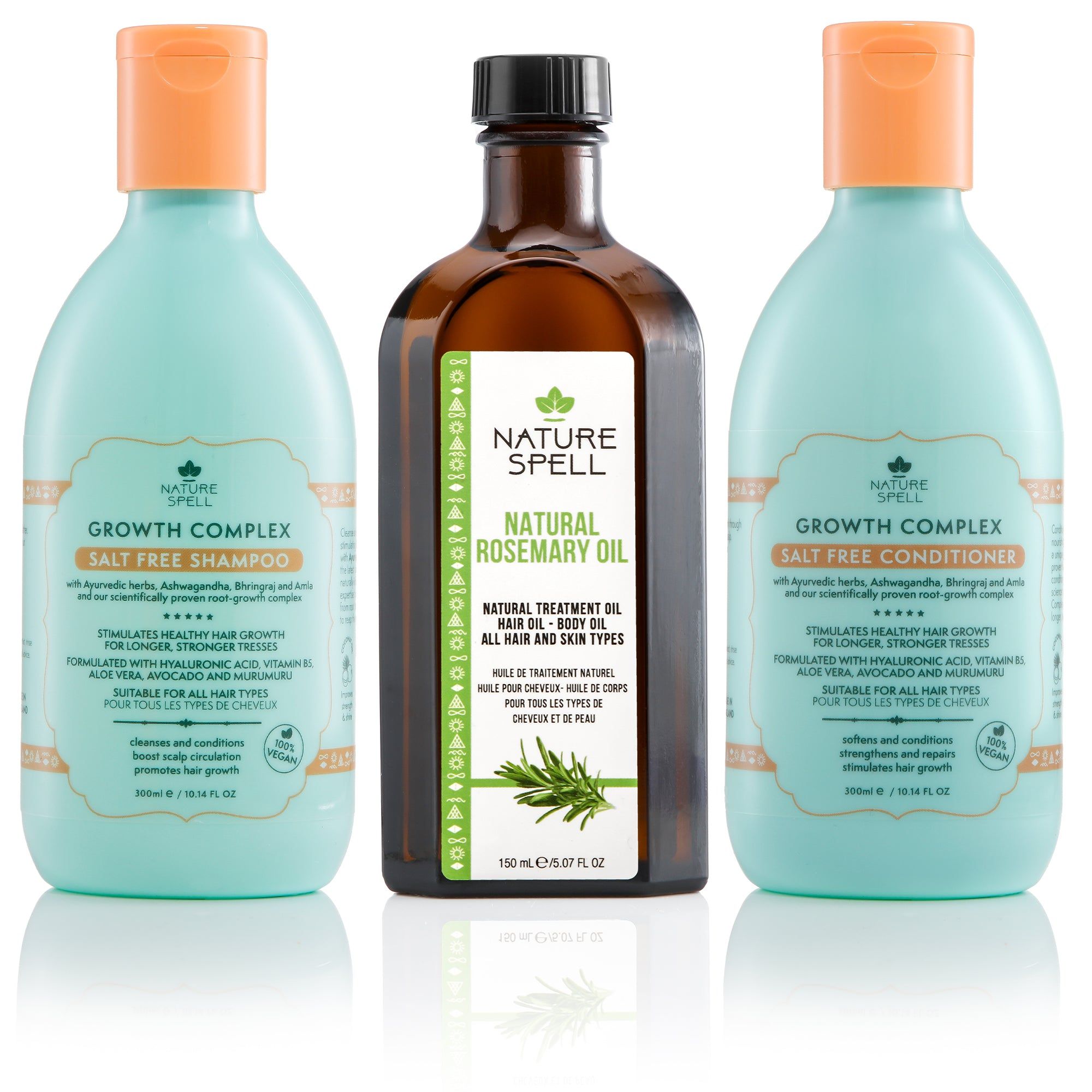 Rosemary Oil with Hair Growth Shampoo & Conditioner Set