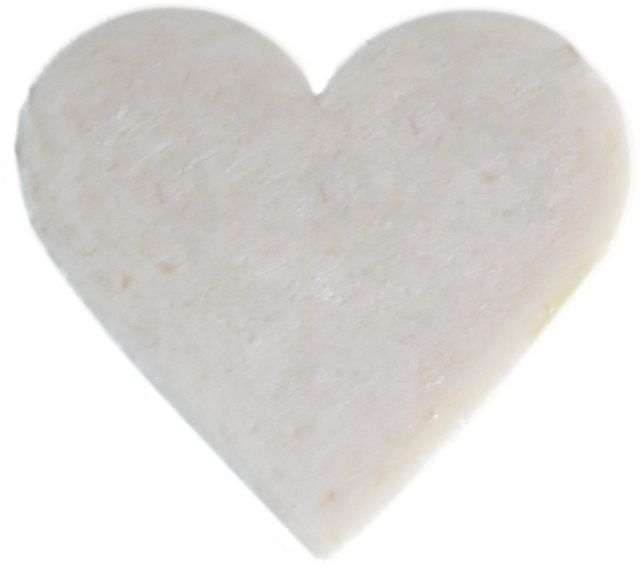 Heart Guest Soap - Coconut - (Set of 10)