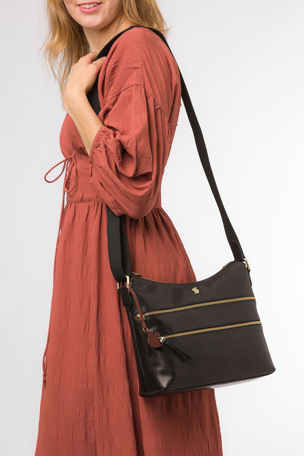 'Georgia' Leather Shoulder Bag