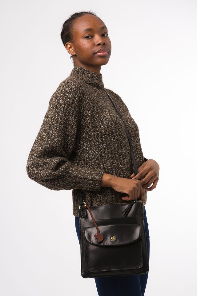 'Lauryn' Leather Cross Body Bag