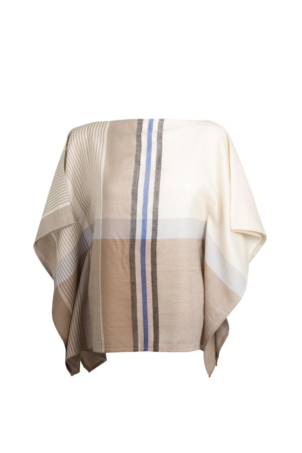 'Hex' 100% Merino Wool Poncho