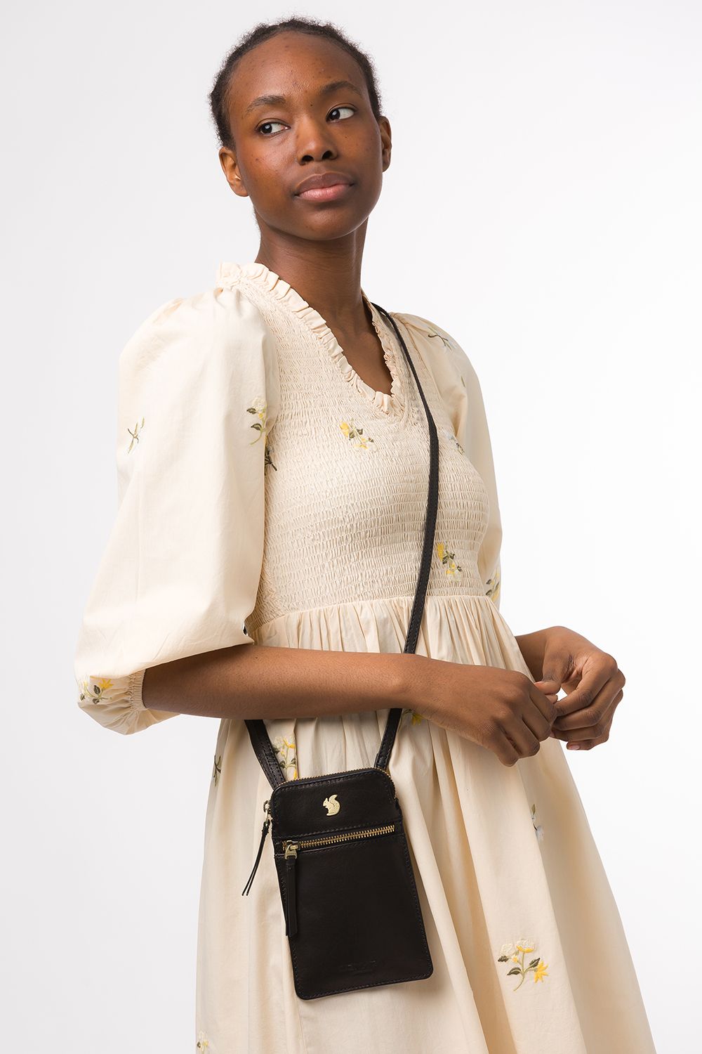 'Bambino' Leather Cross Body Phone Bag