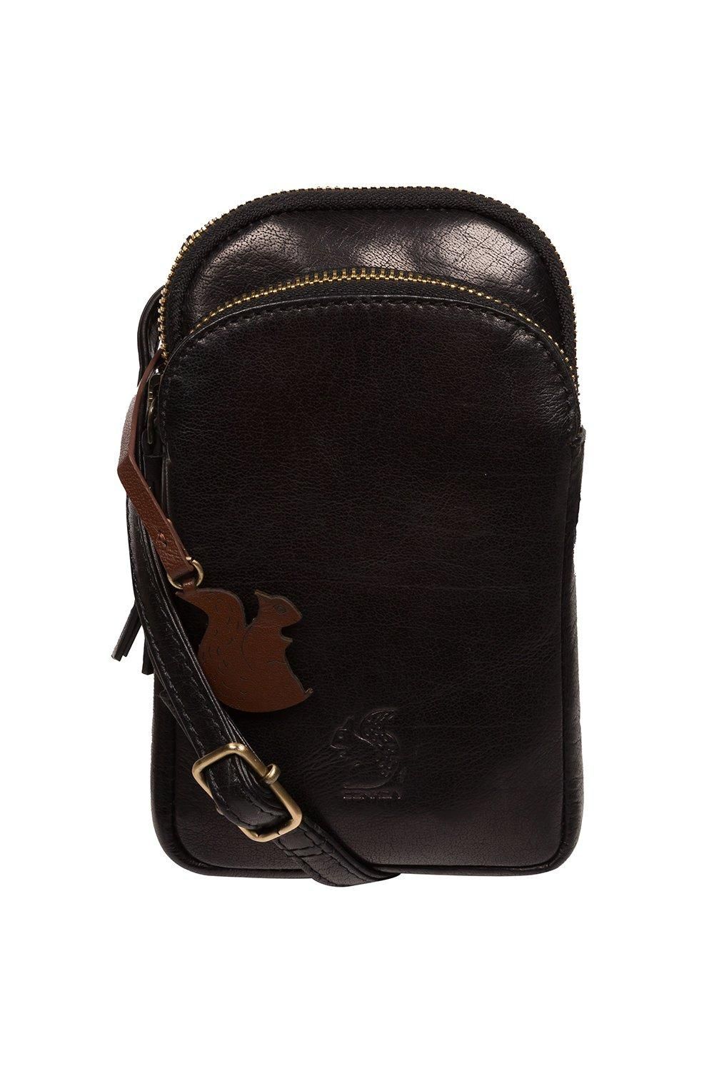 'Leia' Leather Cross Body Phone Bag