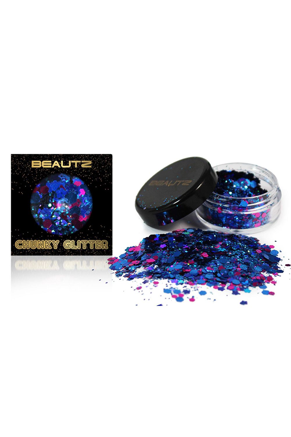 'Glitter' Available in 5 Varieties 10ml pot, Mermaid