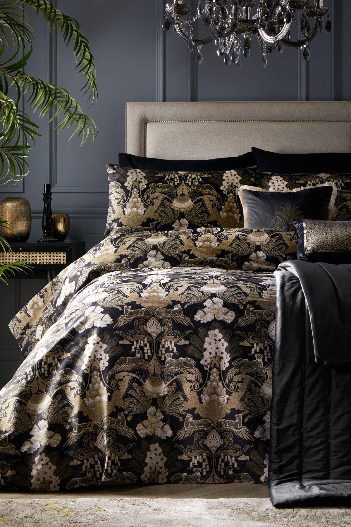 'Suburban Jungle' 100% Cotton Rich Duvet Cover Set