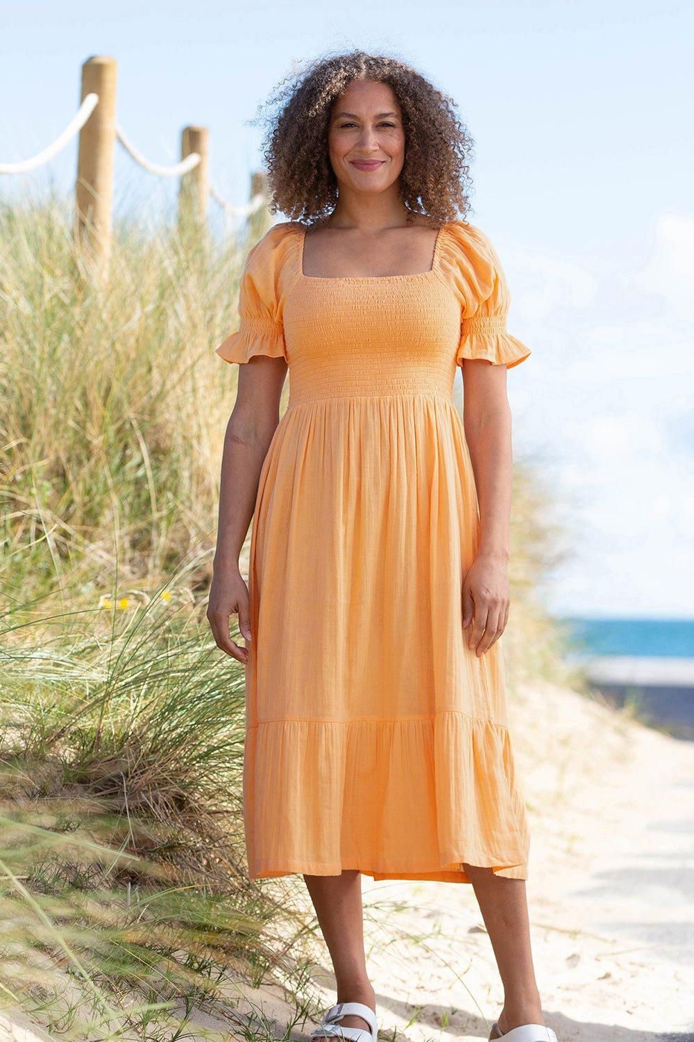 Hartgrove Muslin Dress Yellow