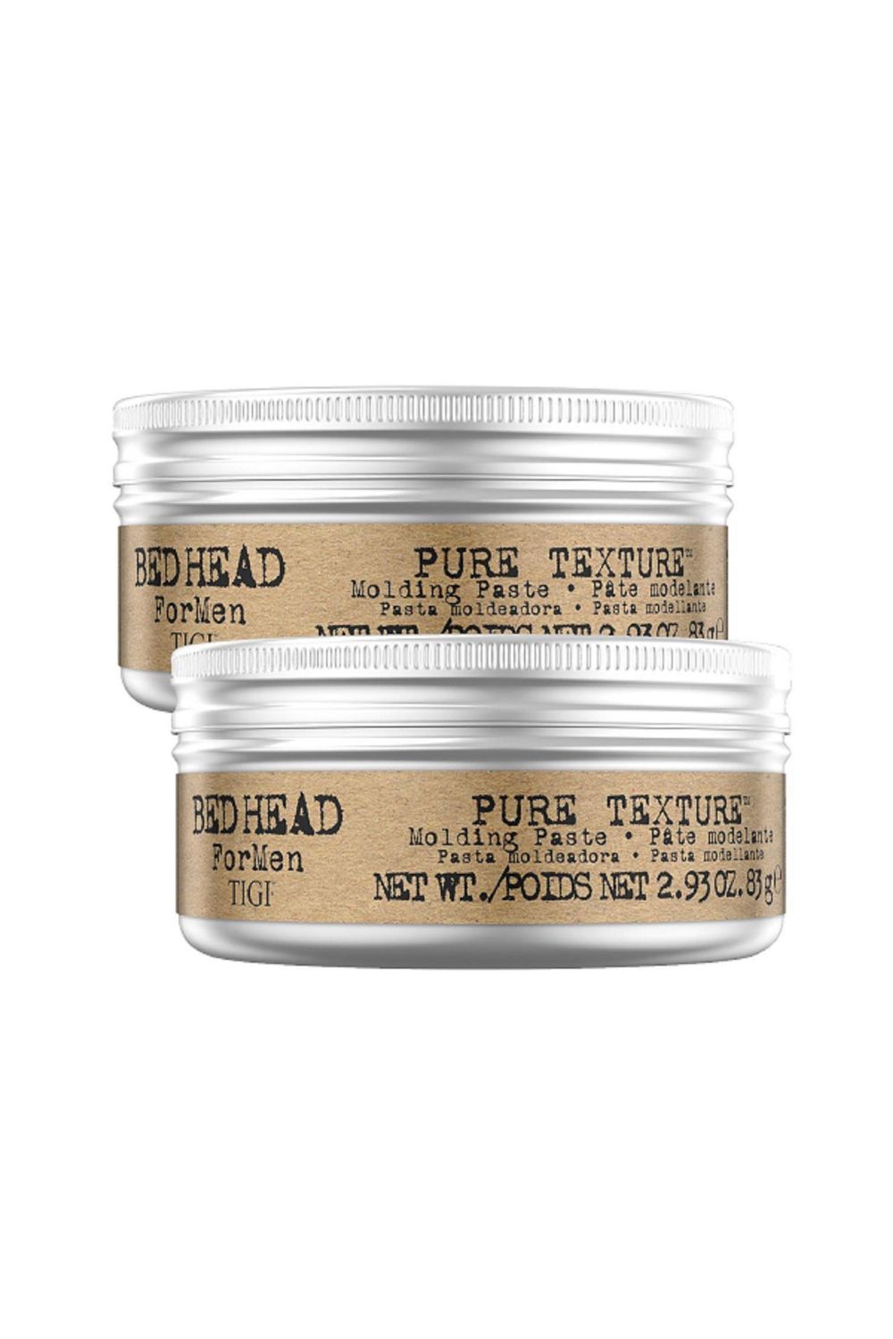 Pure Texture Mens Hair 'Paste' for Firm Hold 83g, 2pk