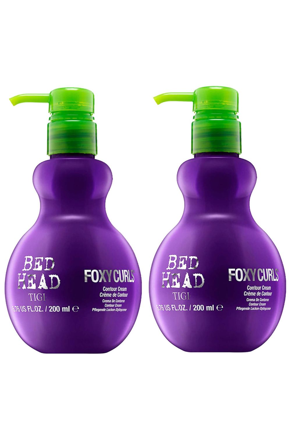 Foxy Curls Curly Hair 'Cream' for Defined Curls 200ml, 2pk