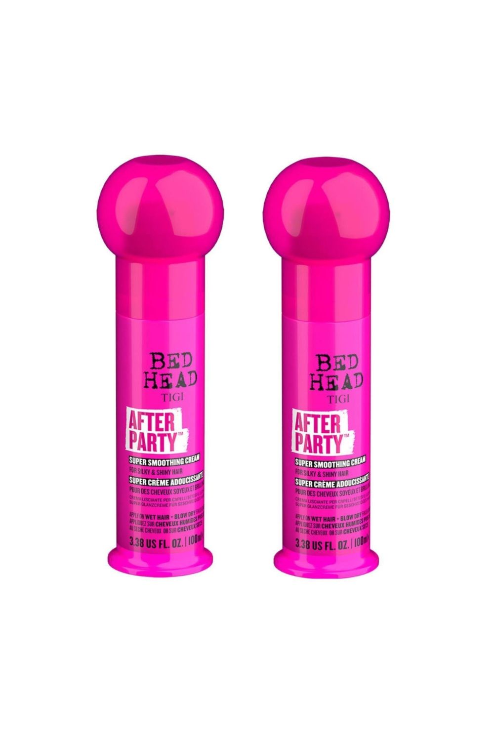 After Party Smoothing 'Cream' for Frizz Free Hair 100ml, 2pk