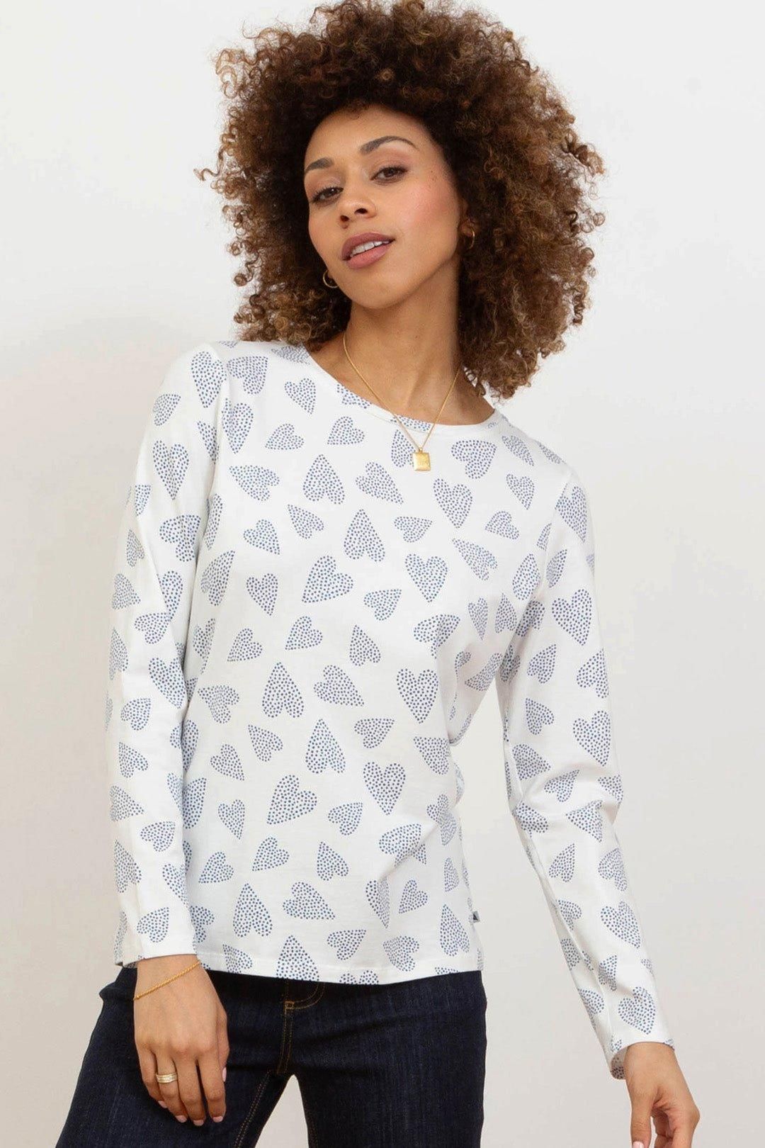 Tarrant Organic Cotton Jersey Top Love You