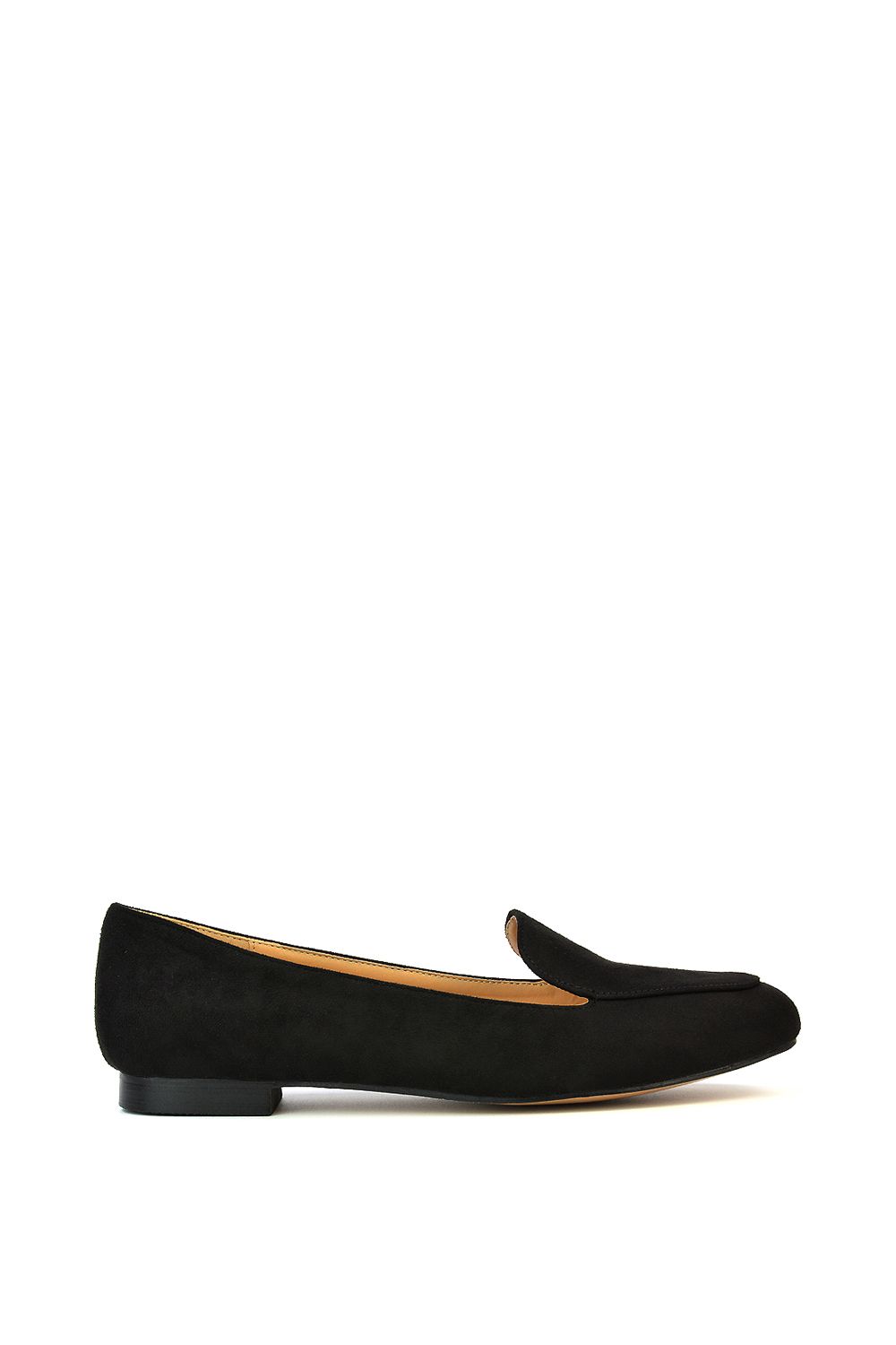 'Ashleen' Flat Low Block Heeled Slip on Ballerina Pump Shoes