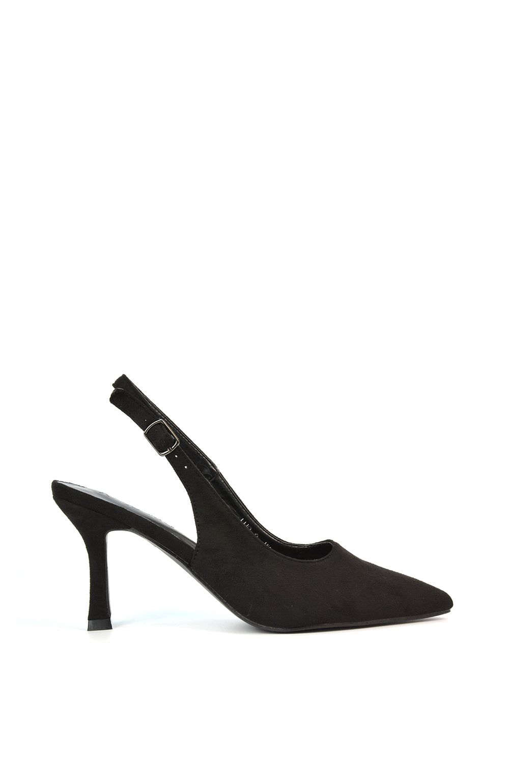 'Valerie' Stiletto High Heel Closed Toe Slingback Court Shoes