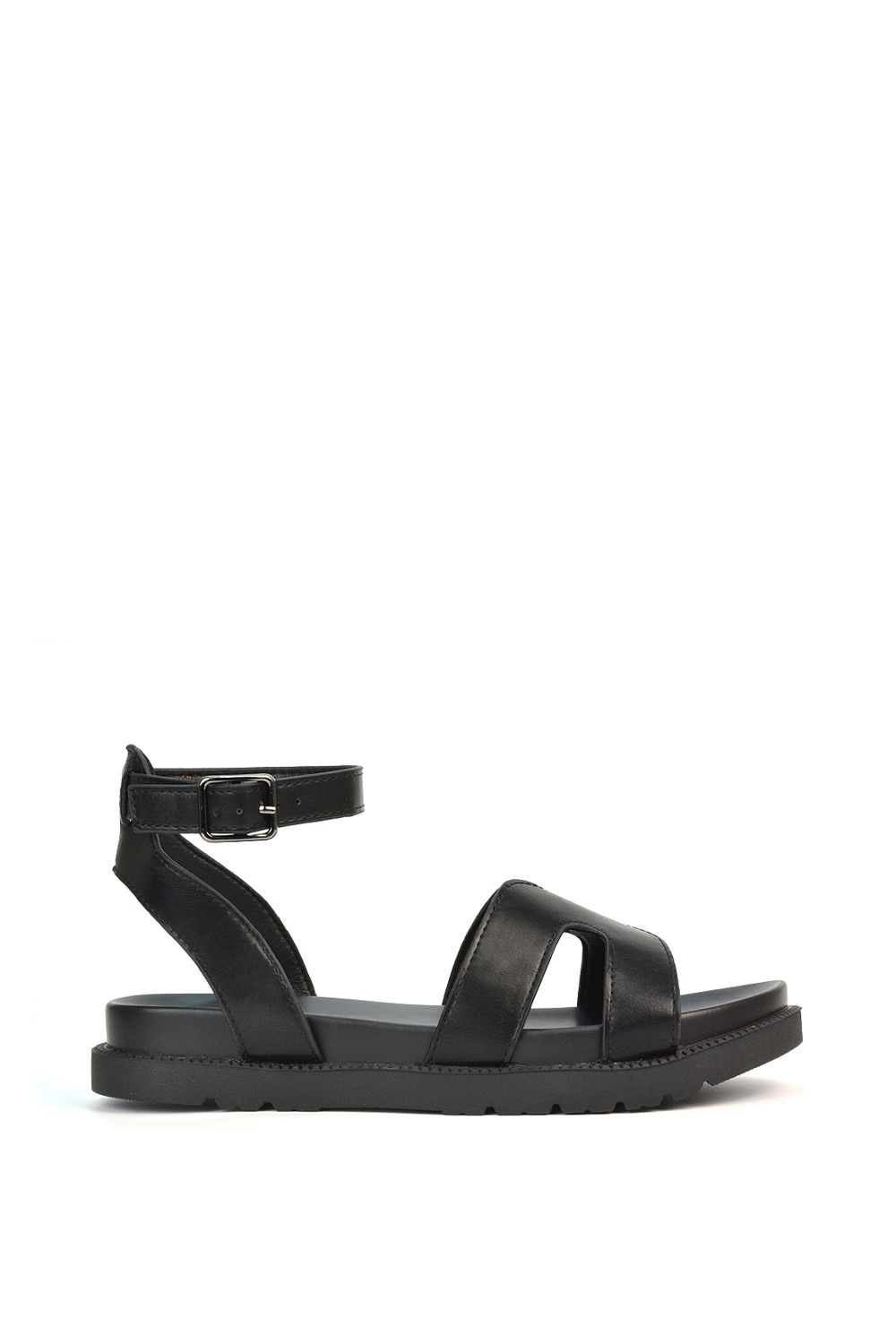'Angie' Flat Strappy Flexible Flatform Open Toe Sandals