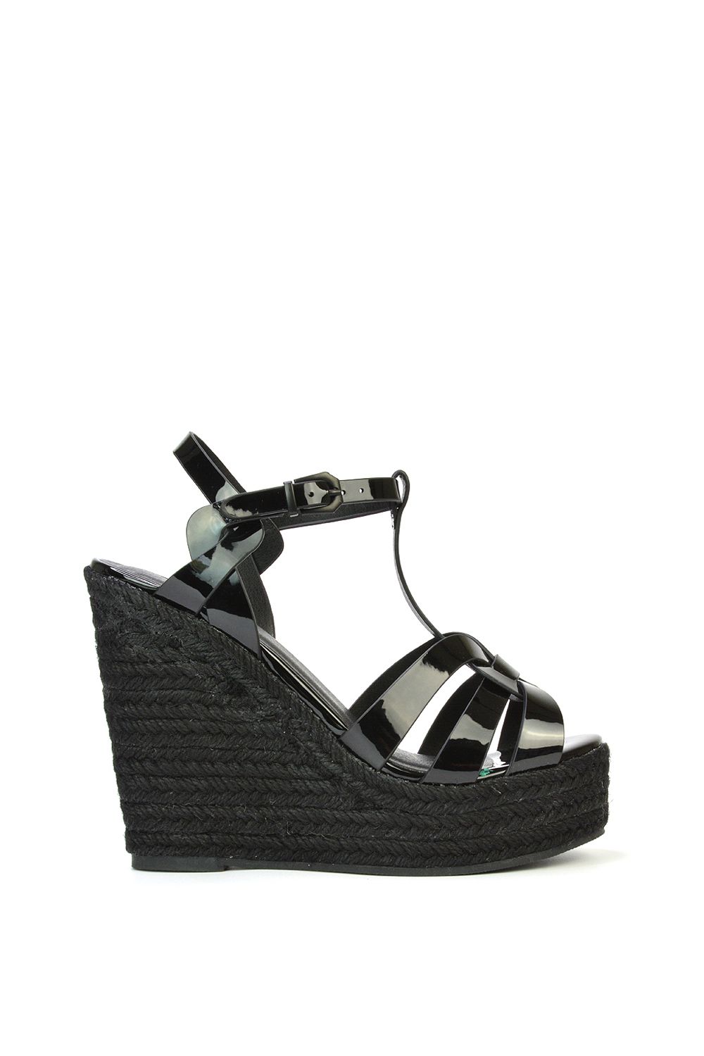 'Alexis' Strappy Espadrille Platform Wedge Heel Sandals