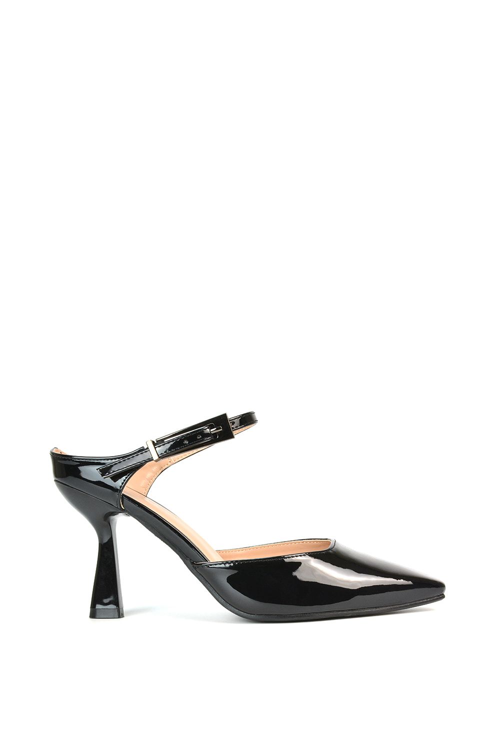 'Daisy-May' Stiletto High Heel Slip On Pointed Toe Court Shoes