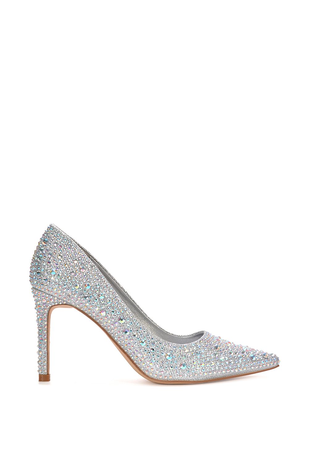 'Elisabeth' Sparkly Prom Stiletto High Heel Bridal Court Shoes
