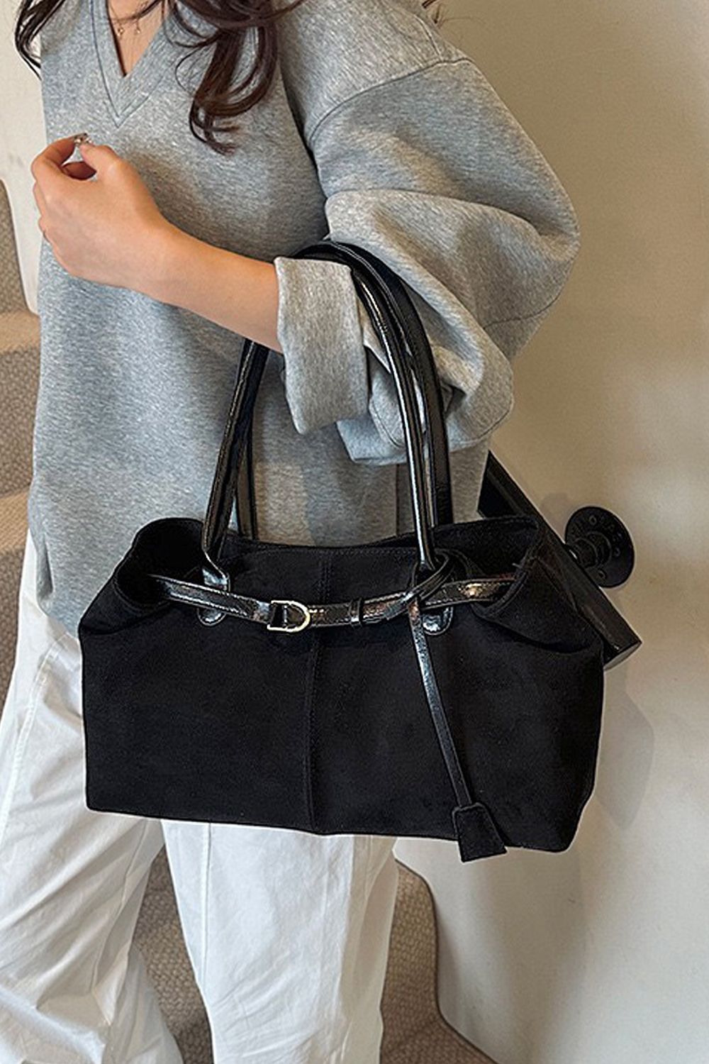 'Kayleigh' Tote Handbag with Shoulder Strap and Magnetic Closure