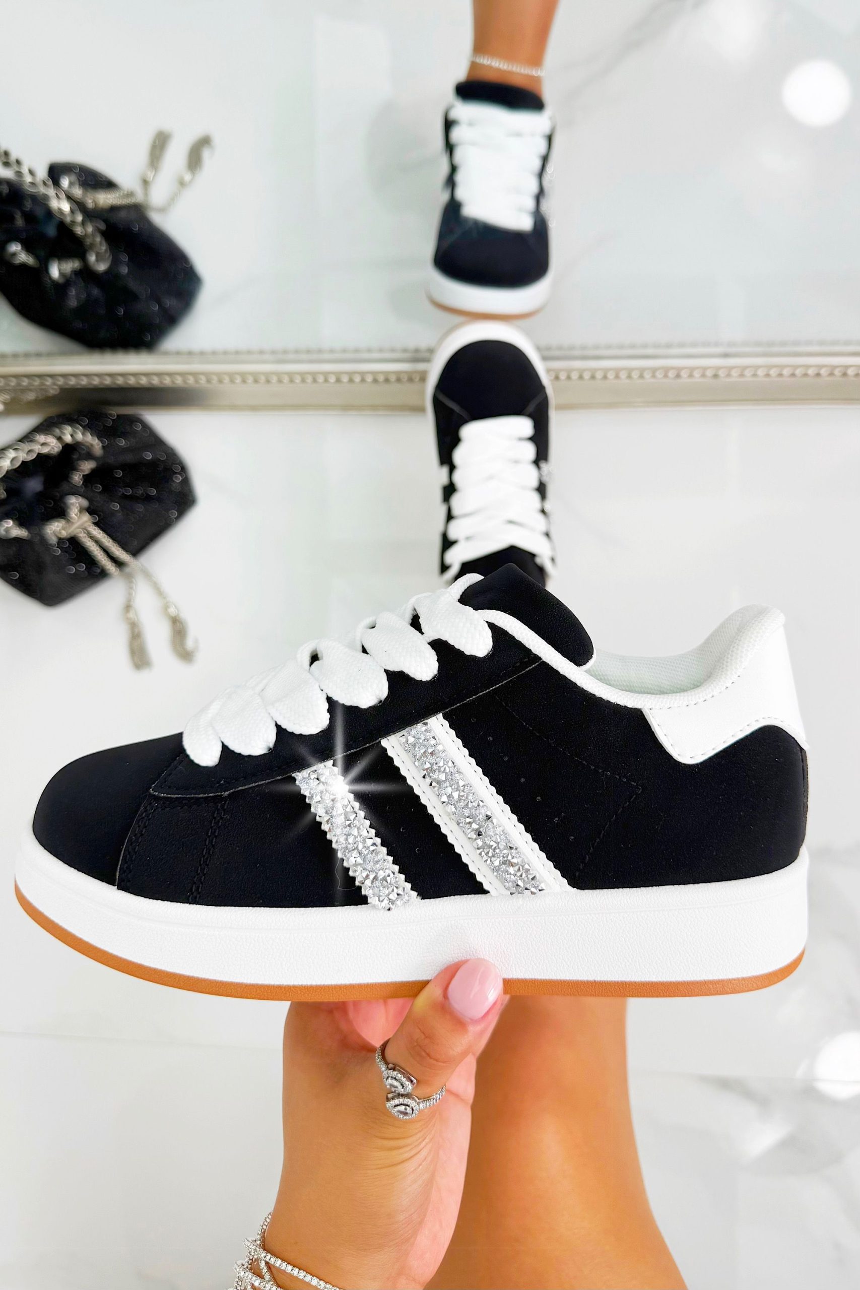 Crystal Stripe Trainers Limited Edition
