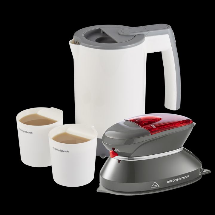 Travel Iron and Travel Kettle Set