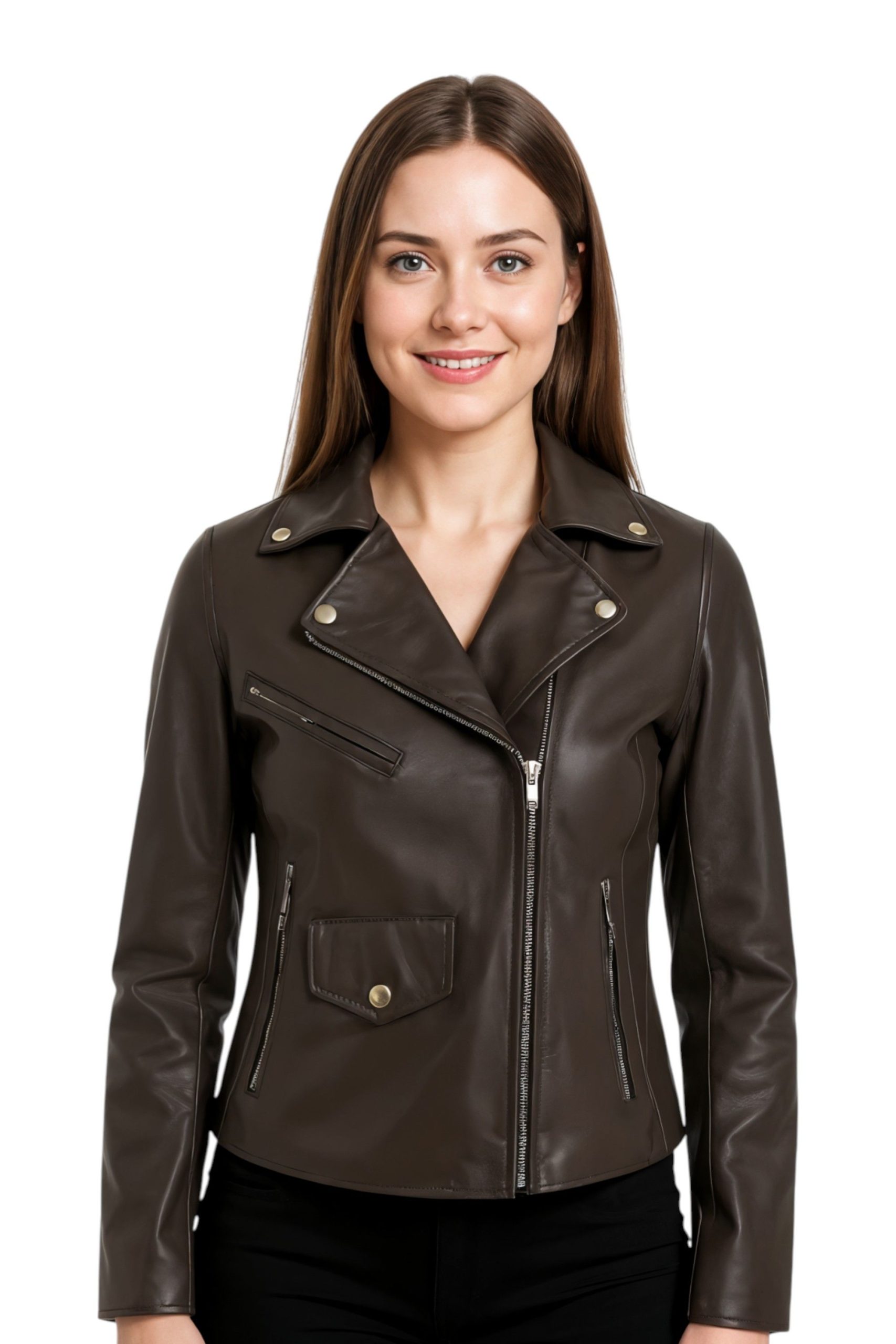 Classic Brando Biker Leather Jacket - Secunda