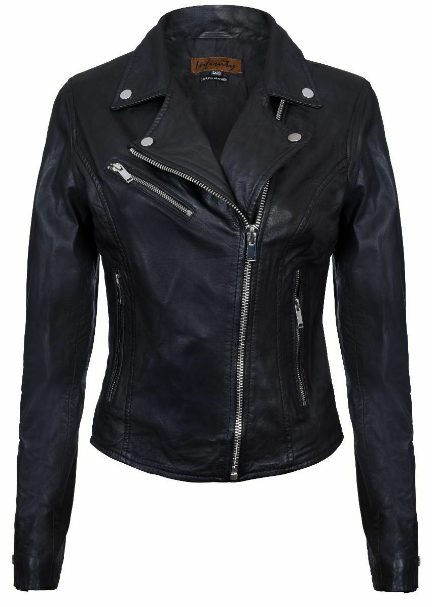 Classic Leather Brando Biker Jacket-Loughton