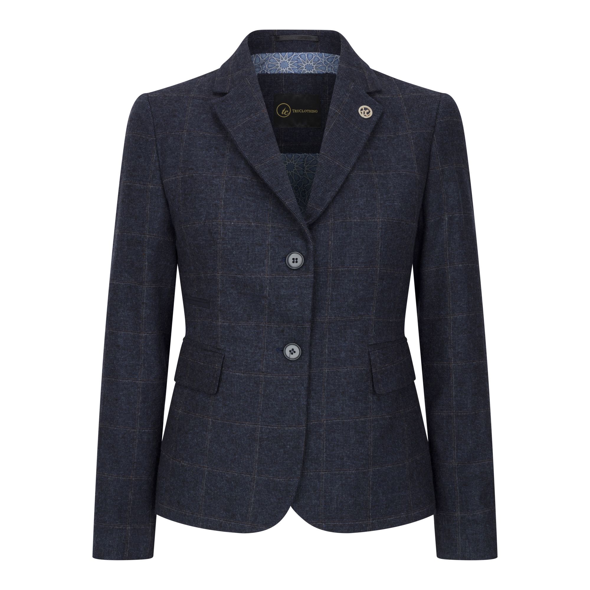 Women's Tailored Fit Tweed Formal Blazer