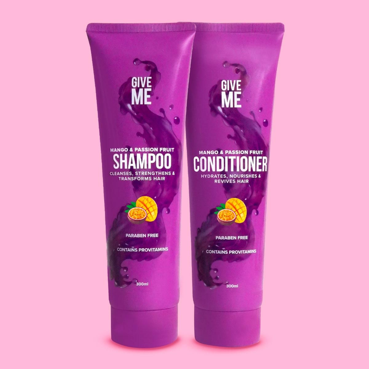 Shampoo & Conditioner Duo - Mango & Passion Fruit - 300ml