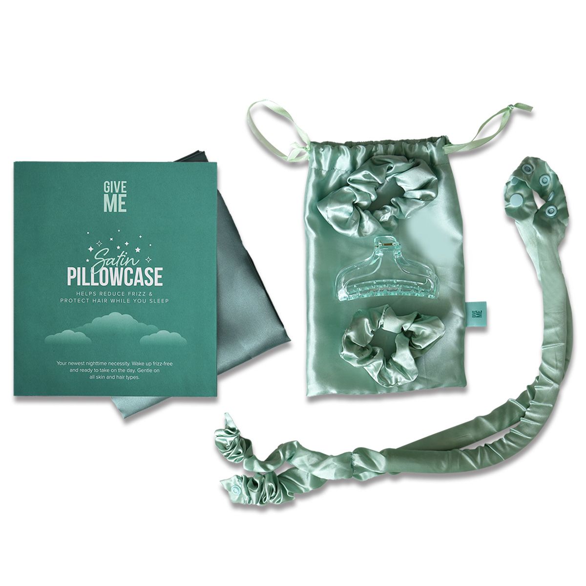 Heatless Hair Curlers & Pillowcase - Sleep & Protect Bundle