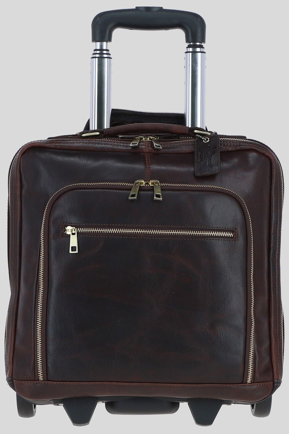 Real Leather Business Trolley Bag