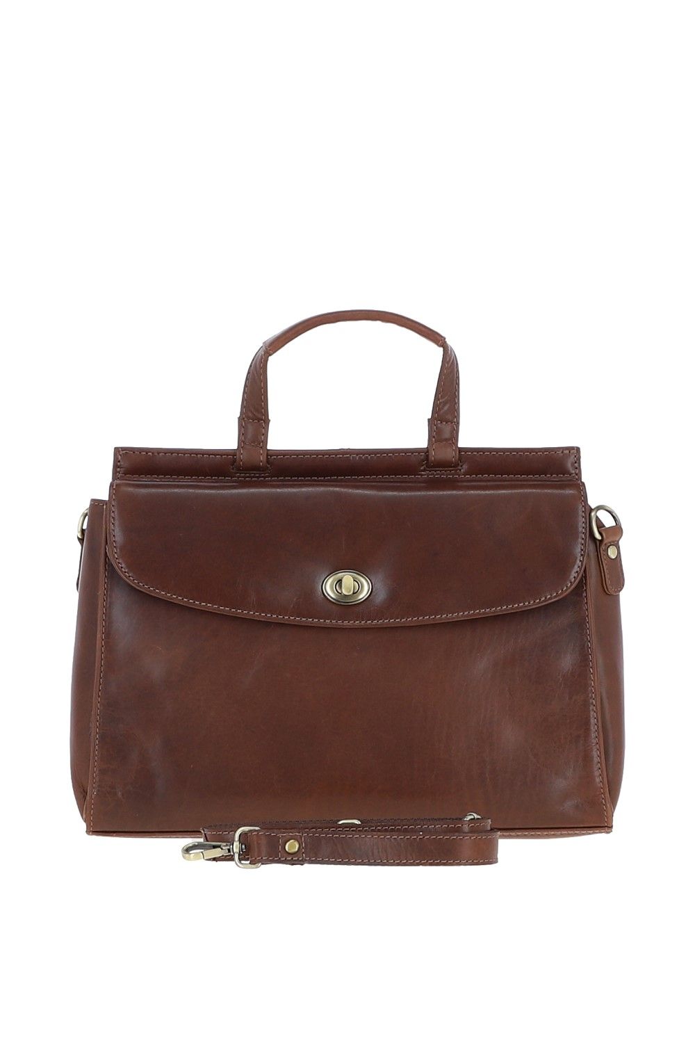 Large Real Leather Grab Bag